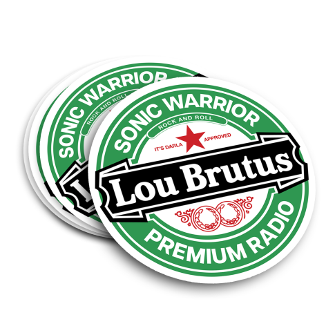 LOU BRUTUS - Red Star / Sticker